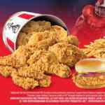 Nuevos paquetes KFC NFL Touchdown Bucket desde $199