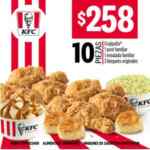 Cupones KFC 2022 en paquetes de 8, 9 y 10 piezas