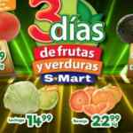 Ofertas S-Mart 3 días de frutas y verduras del 11 al 13 de enero