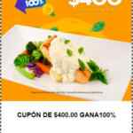 Cupones 100% Natural de $100, $200 y hasta $400 de descuento