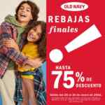 Rebajas Finales Old Navy: Hasta 75% de descuento