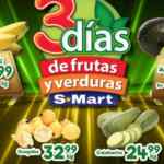 Ofertas S-Mart 3 días de frutas y verduras del 4 al 6 de enero