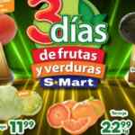 Ofertas S-Mart 3 días de frutas y verduras del 25 al 27 de enero