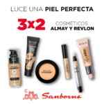 3x2 en cosméticos Revlon y Almay en Sanborns hasta hoy