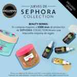 Promoción Sephora Collection: mascarilla Gratis en compras de $500