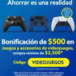 Cupón Walmart $500 de descuento en videojuegos y accesorios