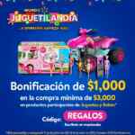 Cupón Walmart Juguetilandia de $1,000 de descuento en compras de $3,000