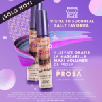 En Sally Beauty mascara maxi volumen GRATIS este domingo 9 de enero 2022