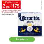 En Walmart Express 2x1½ en cervezas Coronita