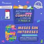 Promoción tarjeta Bradescard: 6 meses sin intereses en todas tus compras del 23 al 28 de febrero