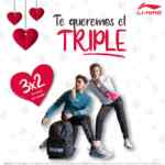 Promoción Li-Ning San Valentín: 3x2 en mercancía seleccionada
