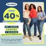 En Old Navy hasta 40% de descuento en jeans, camisas y blusas