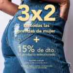 En Quarry Jeans 3x2 + 15% de descuento en prendas de mujer