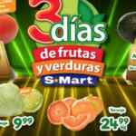 Ofertas S-Mart 3 días de frutas y verduras del 1 al 3 de febrero