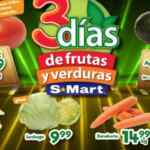 Ofertas S-Mart 3 días de frutas y verduras del 8 al 10 de febrero
