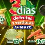 Ofertas S-Mart 3 días de frutas y verduras del 15 al 17 de febrero