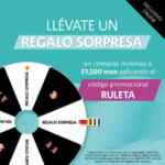 Promoción Ruleta Sephora: regalo sorpresa en compras de $1,500