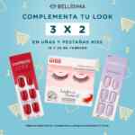 3x2 en uñas y pestañas postizas en Bellísima hoy domingo