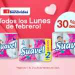 30% de descuento en papel higiénico Suavel los lunes de febrero en Farmacias Benavides