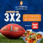 3x2 en tacos al pastor en El Tizoncito al pedir en Rappi hoy por el Super Bowl