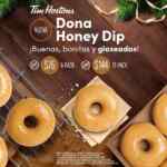 Donas Honey Dip a precio especial en Tim Hortons hoy