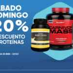 20% de descuento en proteínas los sábados y domingos en Nutrisa