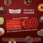 Promoción Krispy Kreme: Media docena a sólo $20 pesos en la compra de una docena select