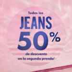 Segundo a mitad de precio en todos los jeans en C&A