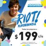 Playeramanía Aeropostale: Todas las playeras a $199 este fin de semana