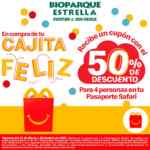 Cupón Cajita Feliz 50% de descuento en Bioparque Estrella