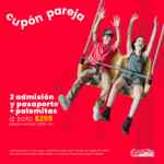 Cupón Pareja Bosque Mágico Coca Cola: 2 admisión y pasaporte + palomitas por $259