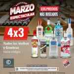 4x3 en todos los vodkas y ginebras en tiendas City Club