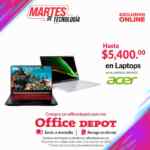 Ofertas Office Depot Martes de Tecnología 1 de marzo 2022