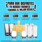 En la Europea set de vasos y tabla Gratis con tus compras