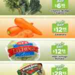 Ofertas HEB 7 días de precios bajos en frutas y verduras del 8 al 14 de marzo 2022