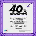 Promoción Innovasport mes de la Mujer: Hasta 40% de descuento en productos para mujer participantes