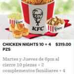 Chicken Nights KFC 2022: Piezas gratis de pollo los martes y jueves de 6:00 PM al cierre