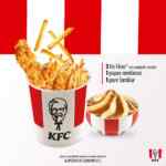 Nuevo Double Bucket KFC: 8 piezas de pollo + 3 Ke-tiras + papas + puré familiar por $299