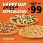Happy Day Little Caesars 17 de marzo: Pizzas de especialidad de $160 a $99 (sucursales participantes)