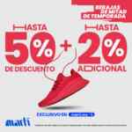 Rebajas de mitad de temporada Martí: Hasta 50% de descuento + hasta 20% adicional