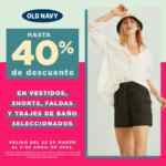 En Old Navy hasta 40% de descuento en vestidos, shorts, faldas y trajes de baño