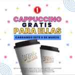 Promo Día de la Mujer One gasolineras: capuchino Gratis este 8 de marzo