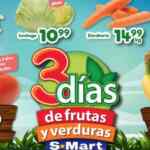 Ofertas S-Mart 3 días de frutas y verduras del 1 al 3 de marzo