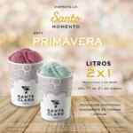 Promoción de Primavera Santa Clara: 2x1 en litros de helado del 17 al 21 de marzo