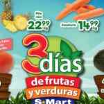 Ofertas S-Mart 3 días de frutas y verduras del 15 al 17 de marzo