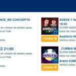 Súper Miércoles de Superboletos 23 de marzo: 2×1 en Conciertos, Deportes, Expos y más