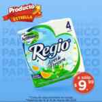 Producto Estrella Waldos: Papel higiénico Regio Aires de Frescura 4 rollos a $9.99