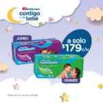 Promociones Farmacias Benavides en pañales: Hasta 2do a mitad de precio