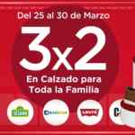 Promoción Sears: 3x2 en calzado para toda la familia