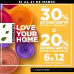 Venta Especial de Primavera The Home Store: Hasta 30% de descuento en toda la tienda ó 20% + msi